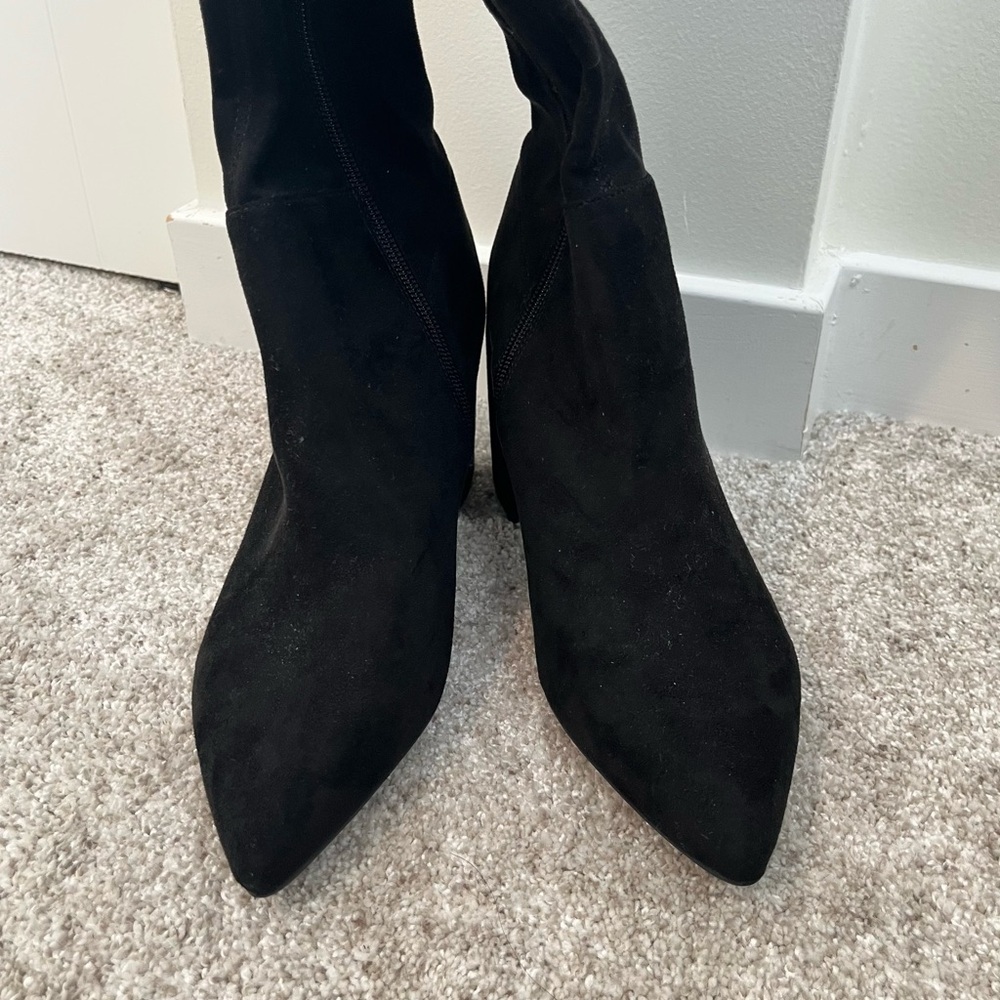 Steve Madden Over the Knee Boots - Black suede, 8.5 - Picture 3 of 7